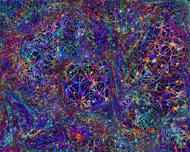 	Fractal Circular and Orthogonal Mandala 14 Warp 7	