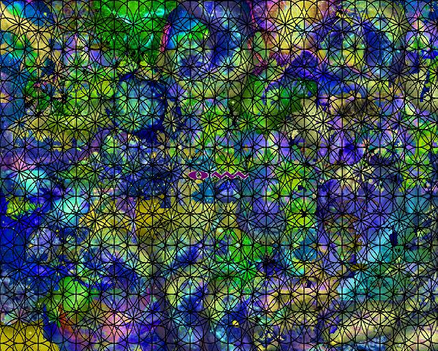 	Nebulae Mandala Series 2C, Saturated, 'Life' Variation	